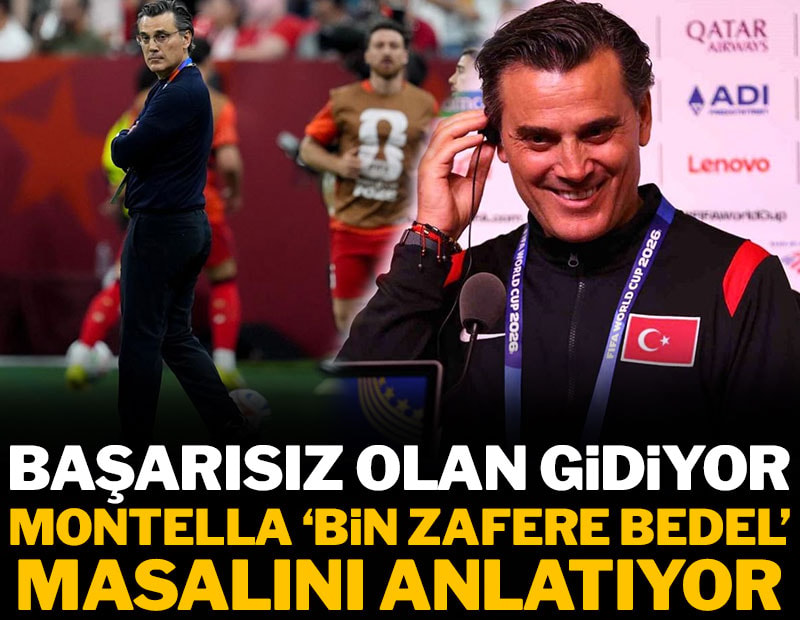 Başarısız olan gidiyor: Montella 'Bin zafere bedel' masalını anlatıyor