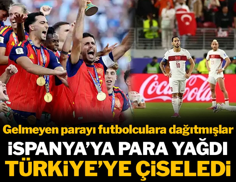 İspanya'ya para yağdı Türkiye'ye çiseledi