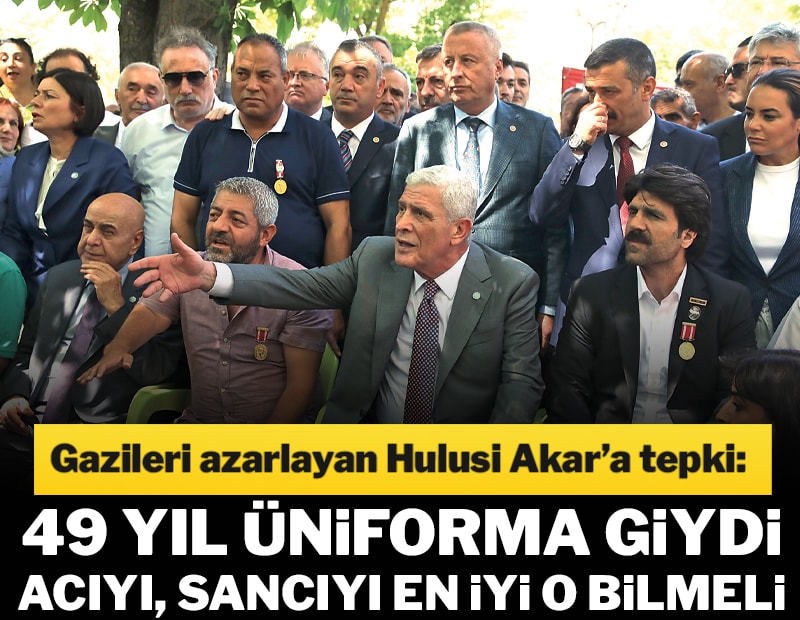49 yıl üniforma giydi acıyı bilmeli, ayıptır!
