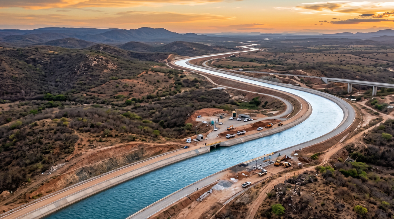 Haritalar değişiyor: 145 KM uzunluğundaki yapay nehrin %92'si tamamlandı