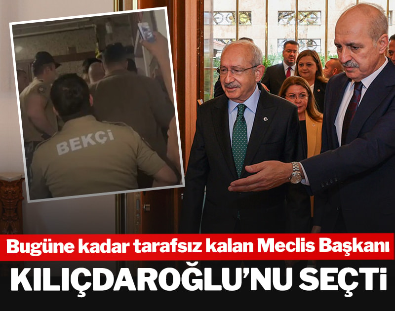 Bugüne kadar tarafsız kalan Meclis Başkanı Kılıçdaroğlu'nu seçti
