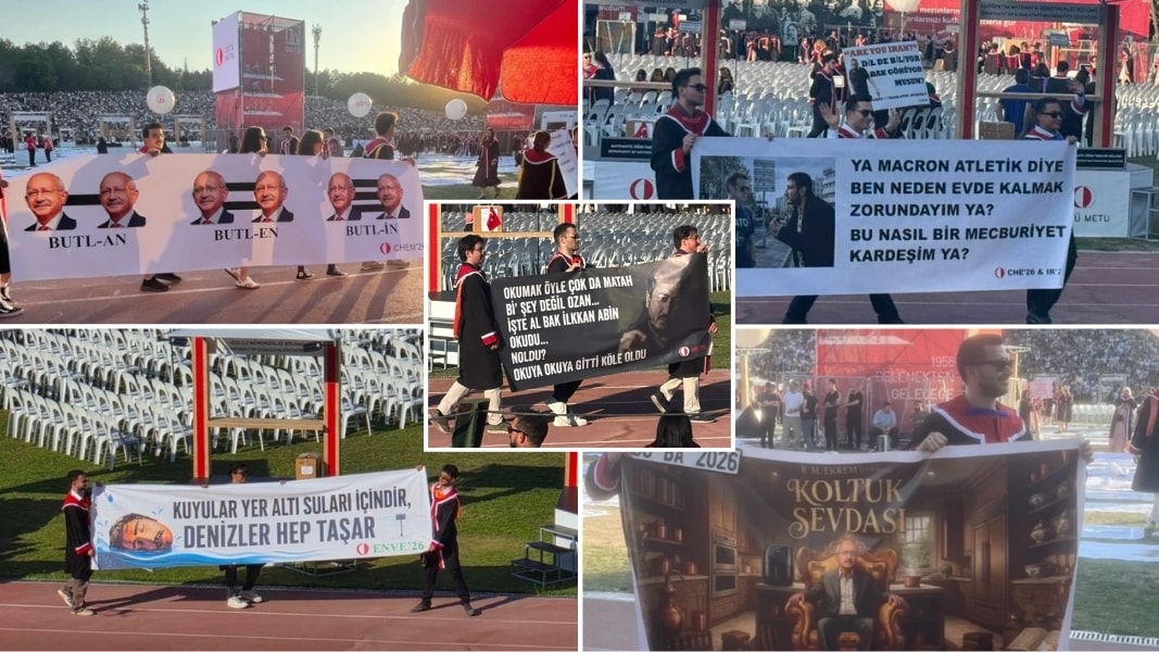 ODTÜ mezuniyetinde Kılıçdaroğlu göndermeleri! 'Butlan!'