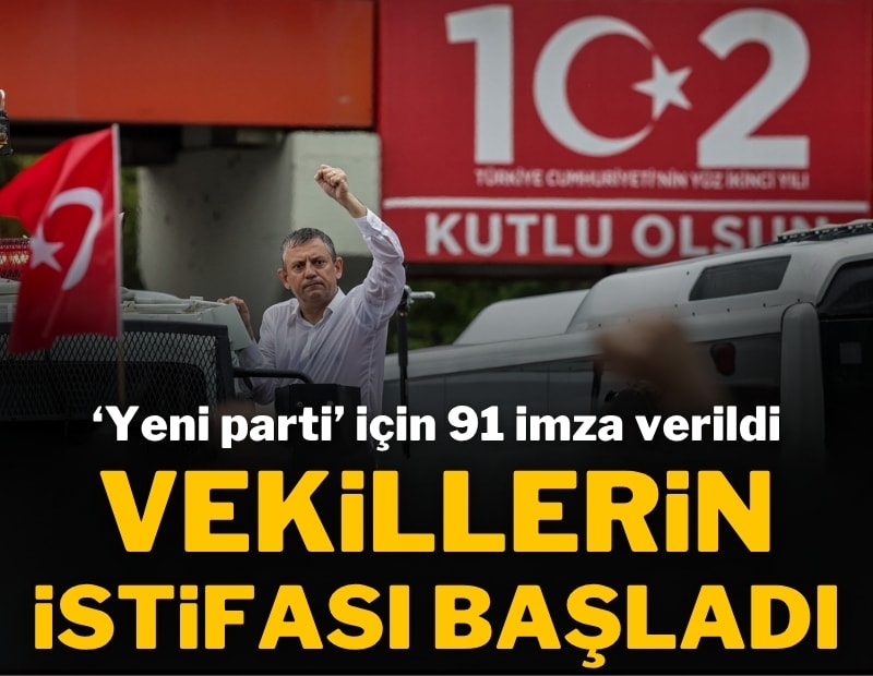 Yeni parti için kritik eşik aşıldı: 90'ı aşkın vekilden imza