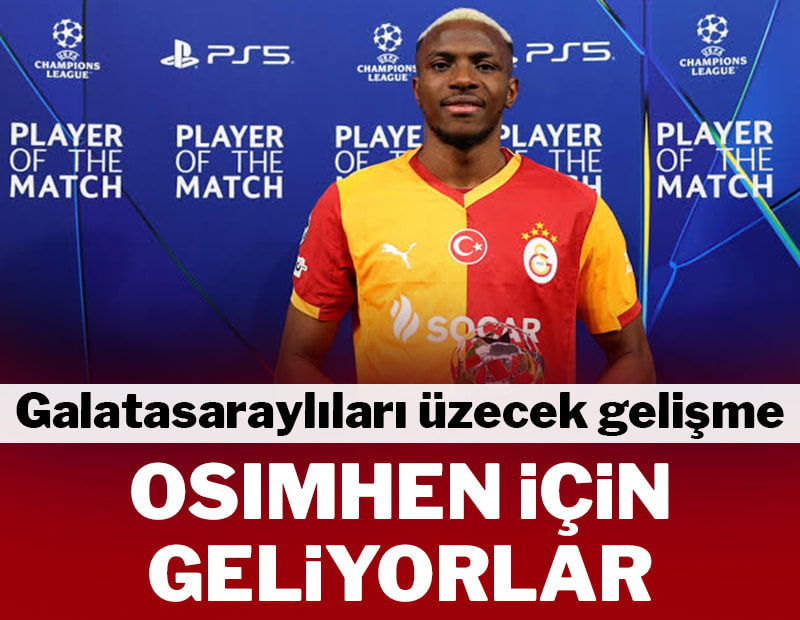 Galatasaraylıları üzecek gelişme! Dünya devi Osimhen'in peşinde