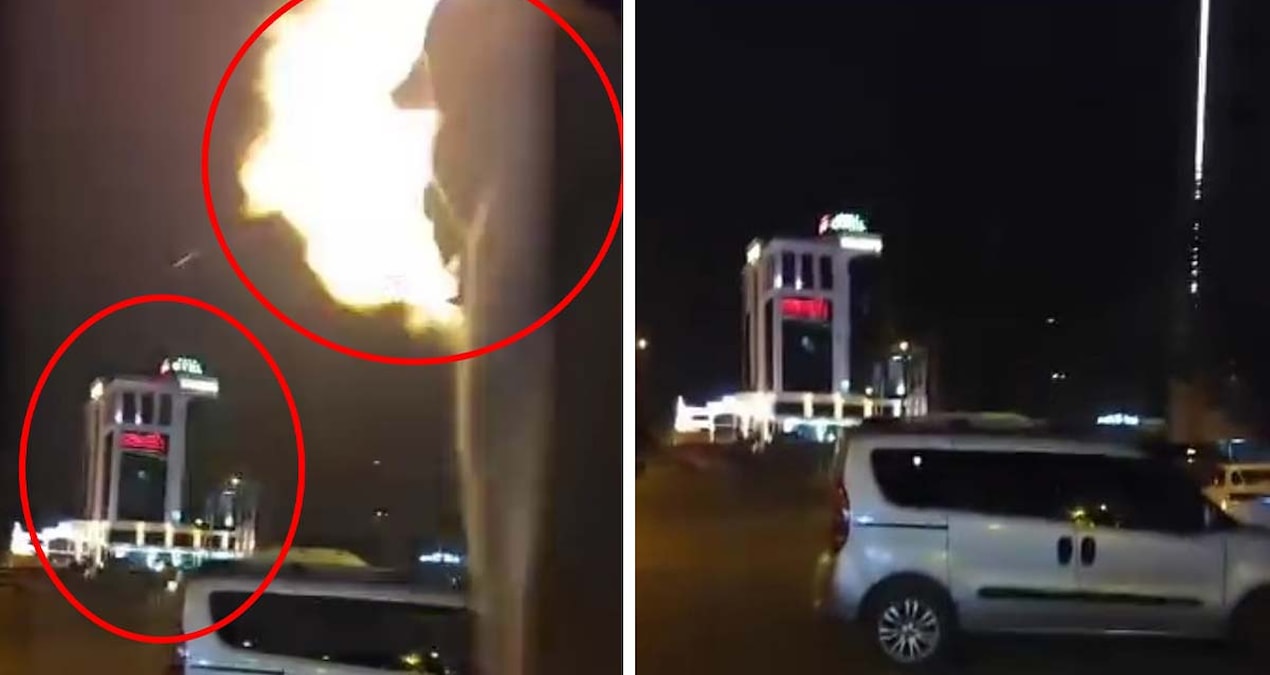 Özel hastaneye ateş açıp o anları kayda aldılar