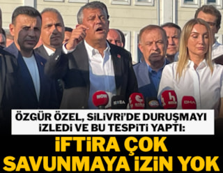 İftira çok, savunma yok