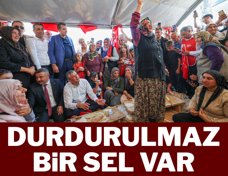 Durdurulmaz bir sel var