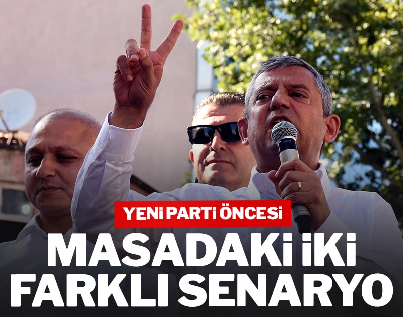 Yeni parti öncesi Özgür Özel'in masasındaki iki farklı senaryo