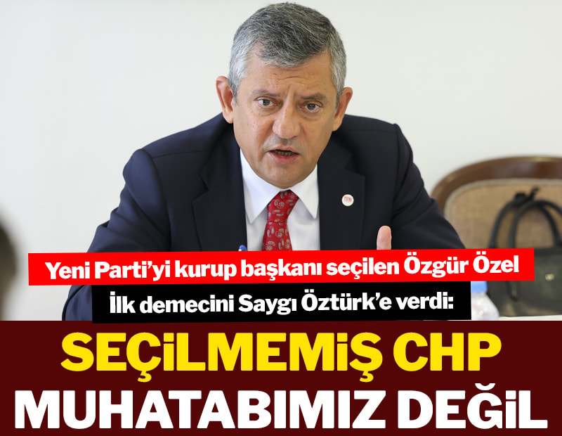 Bu CHP muhatabımız değil
