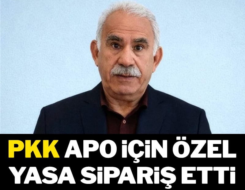 PKK Apo için özel yasa sipariş etti