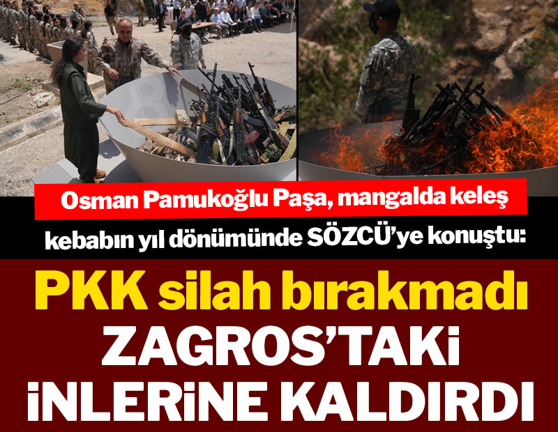 PKK silahlarını, Zagros mağaralarında saklıyor