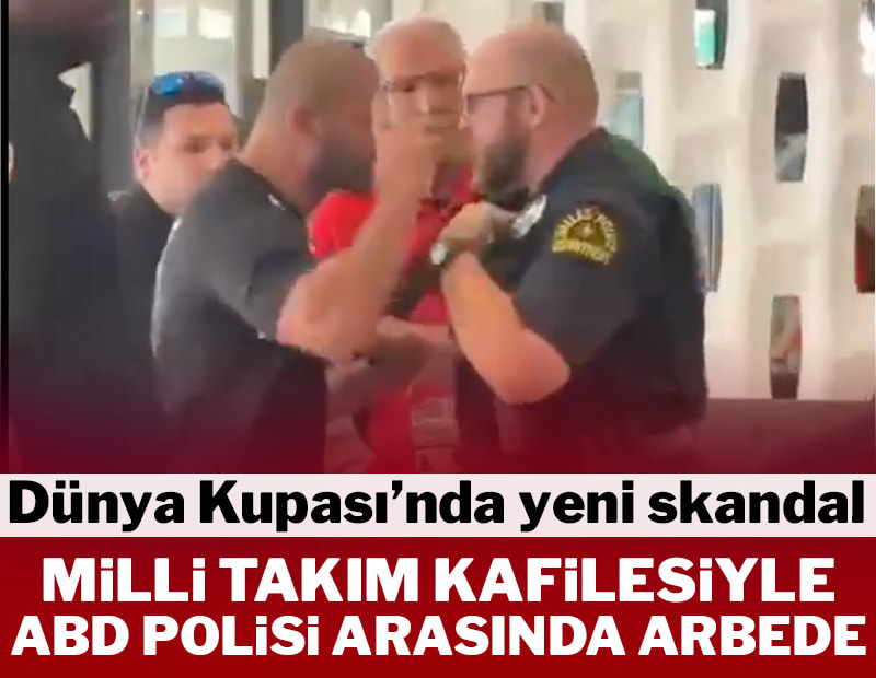 Dünya Kupası'nda yeni skandal! ABD polisiyle Mısır kafilesi arasında arbede çıktı