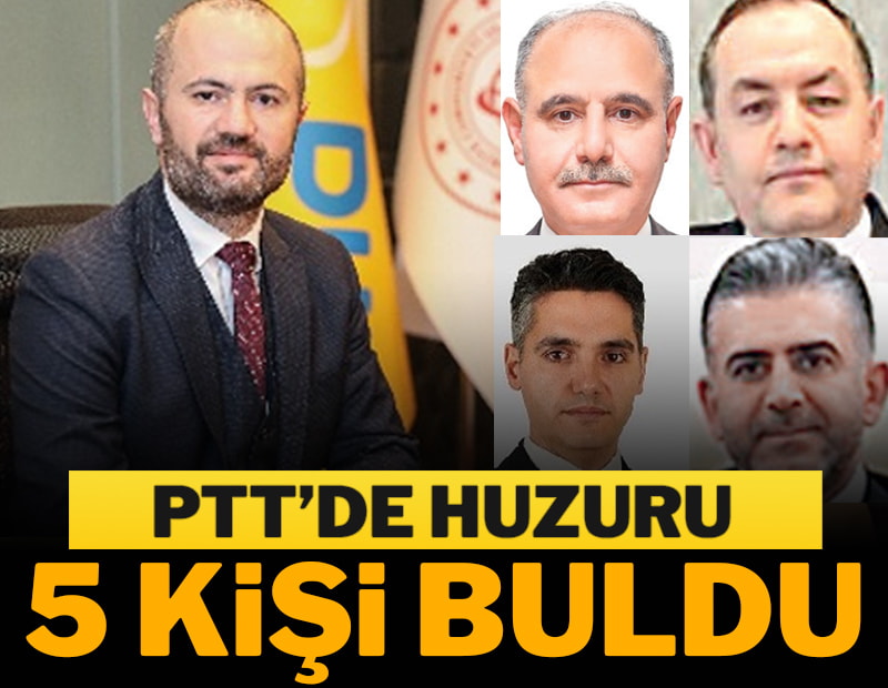 PTT’de huzuru beş kişi buldu