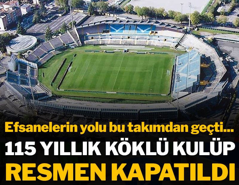 115 yıllık köklü kulüp tarihe gömüldü