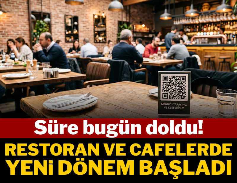 Restoran ve cafelerde yeni dönem başladı: Menülerde artık zorunlu oldu!