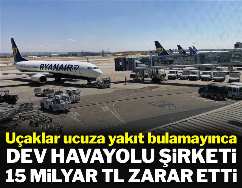Savaş havayolu şirketini vurdu: Neredeyse 15 milyar TL kâr kaybetti