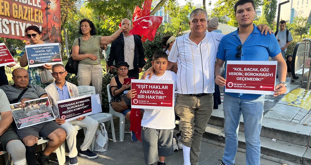 Gaziler: Kullanılıp atılmış mendil gibiyiz