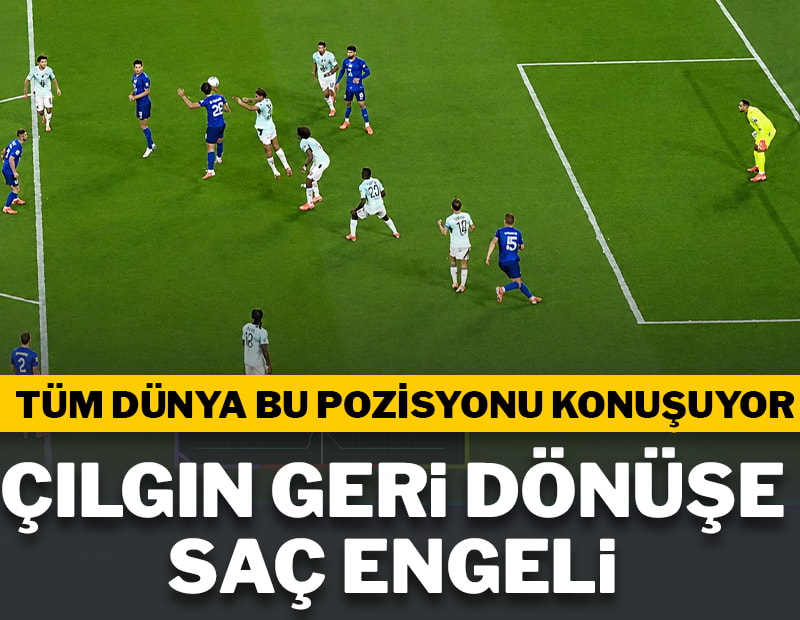 Dünya Kupası'nda tartışılan an! Çılgın geri dönüşe saç engeli