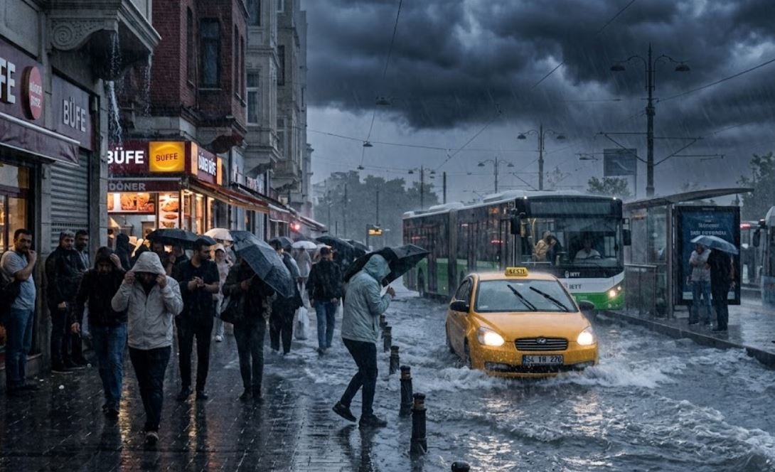 10 derece birden düşecek, 81 şehri dolu ve sağanak vuracak: Bugün İstanbul'dan giriyor!