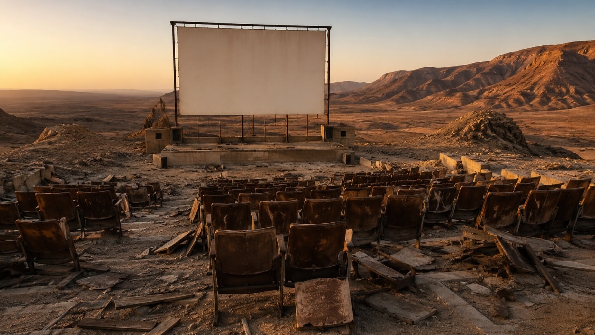 26 yıllık sinemada tek bir film bile gösterilemedi