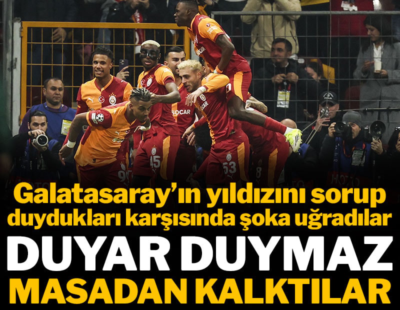 Galatasaray'ın yıldızı için gelip duyar duymaz masadan kaçtılar