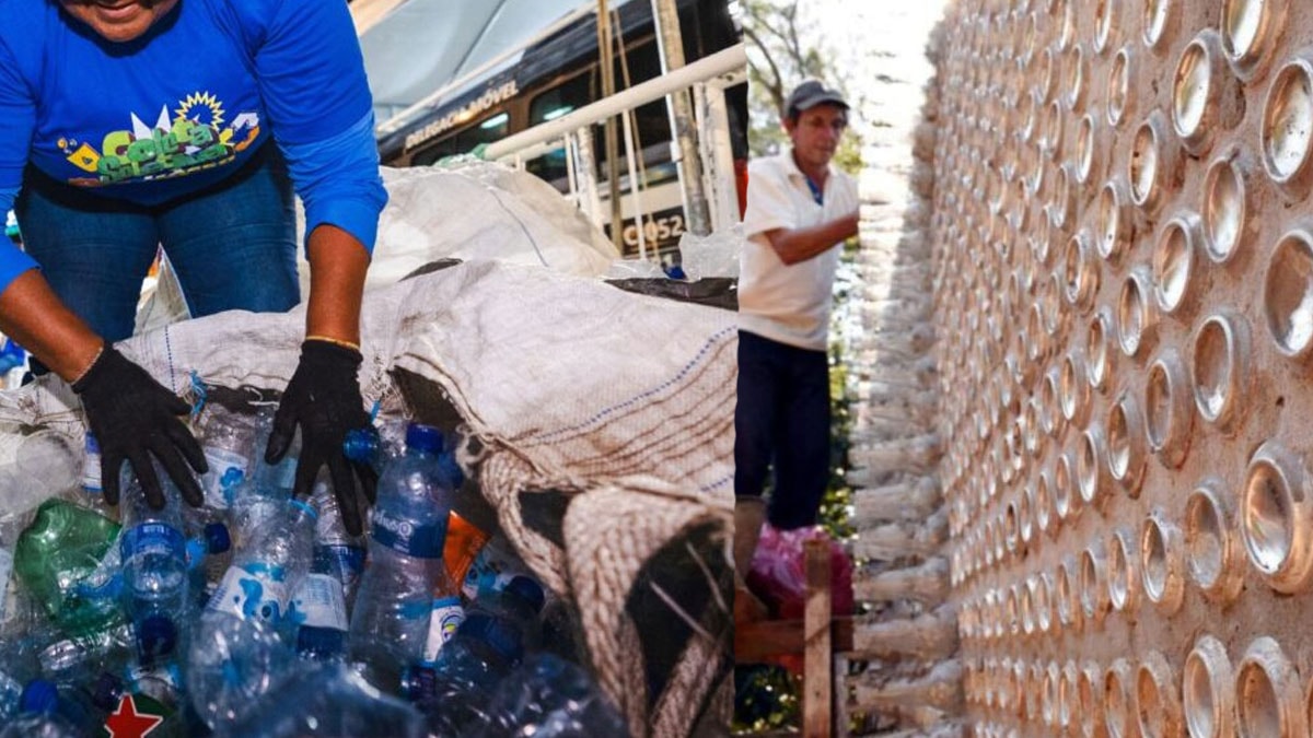 200 bin pet şişeden yapılan evin çok önemli bir görevi var
