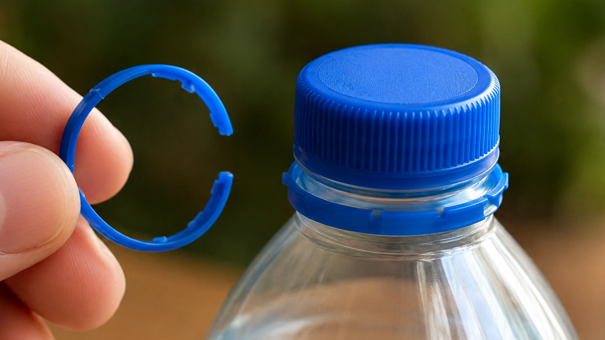 Plastik şişelerdeki küçük halka bakın ne işe yarıyormuş: Boşuna değilmiş
