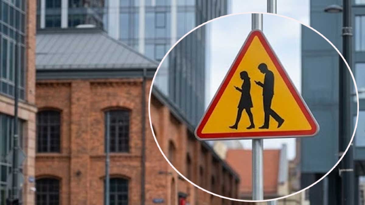 Bu trafik tabelasını gören telefonu, kulaklığı acilen bırakacak