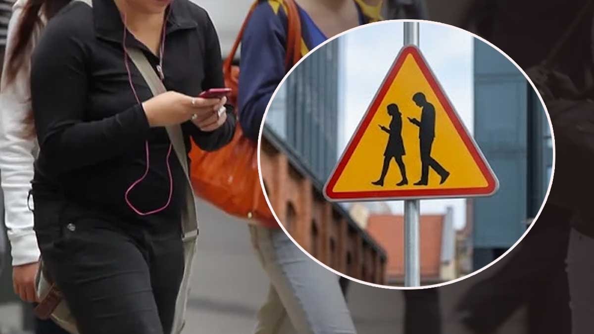 Yürürken telefona bakanlar yüzünden ehliyeti olan herkes bu yeni tabelayı öğrenmek zorunda