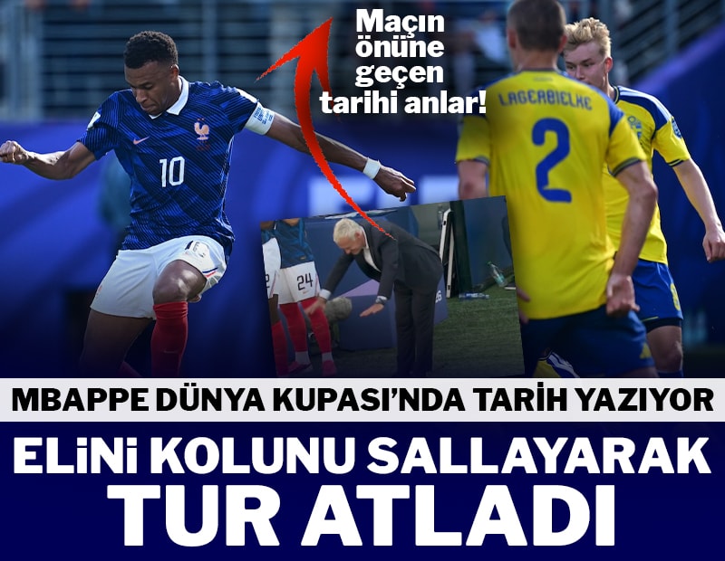 Mbappe şov yaptı, Fransa son 16'ya yükseldi