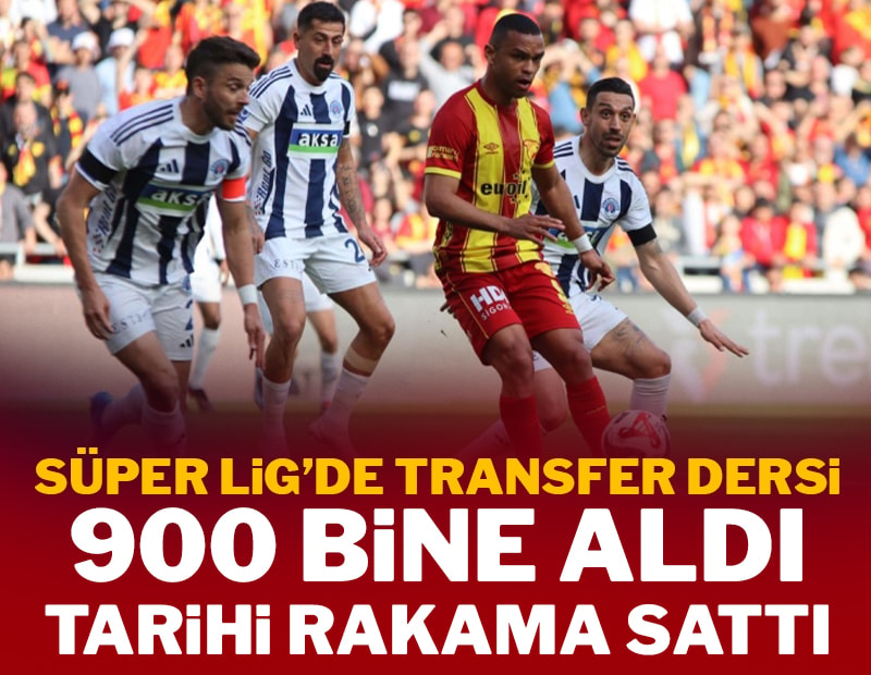 Süper Lig'de transfer dersi! 900 bine aldı tarihi rakama sattı