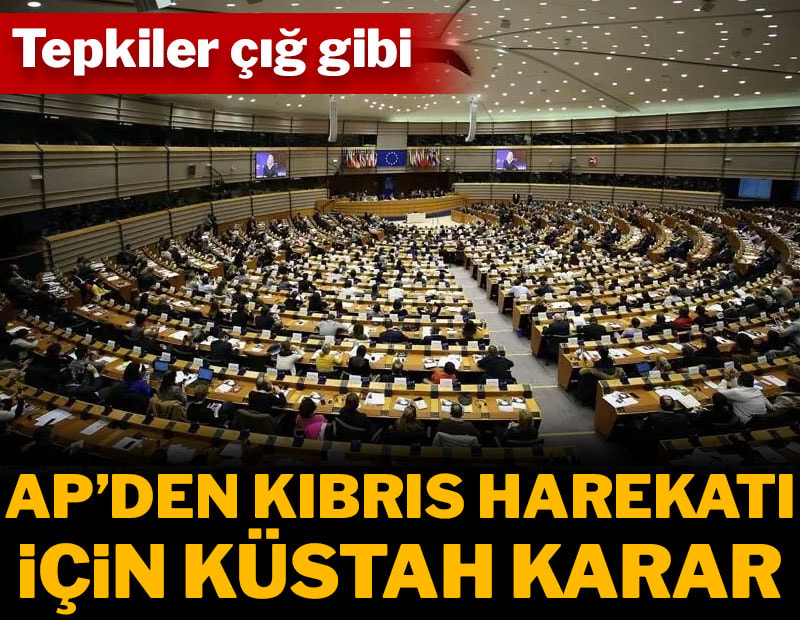 Avrupa Parlamentosu'ndan Kıbrıs Harekatı için küstah karar