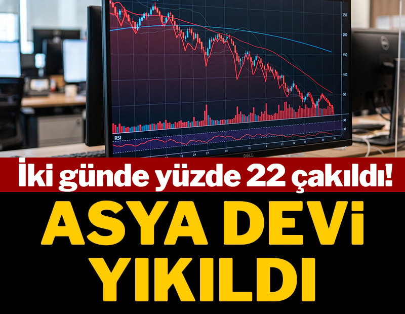 Asya devi yıkıldı: İki günde yüzde 22 çakıldı!
