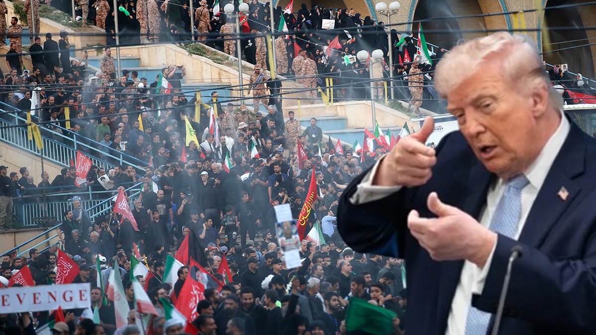 Trump, Hamaney’in cenaze törenini işaret ederek İran'ı tehdit etti