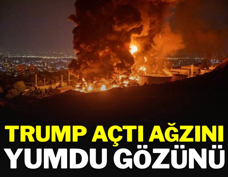 Trump açtı ağzını yumdu gözünü!