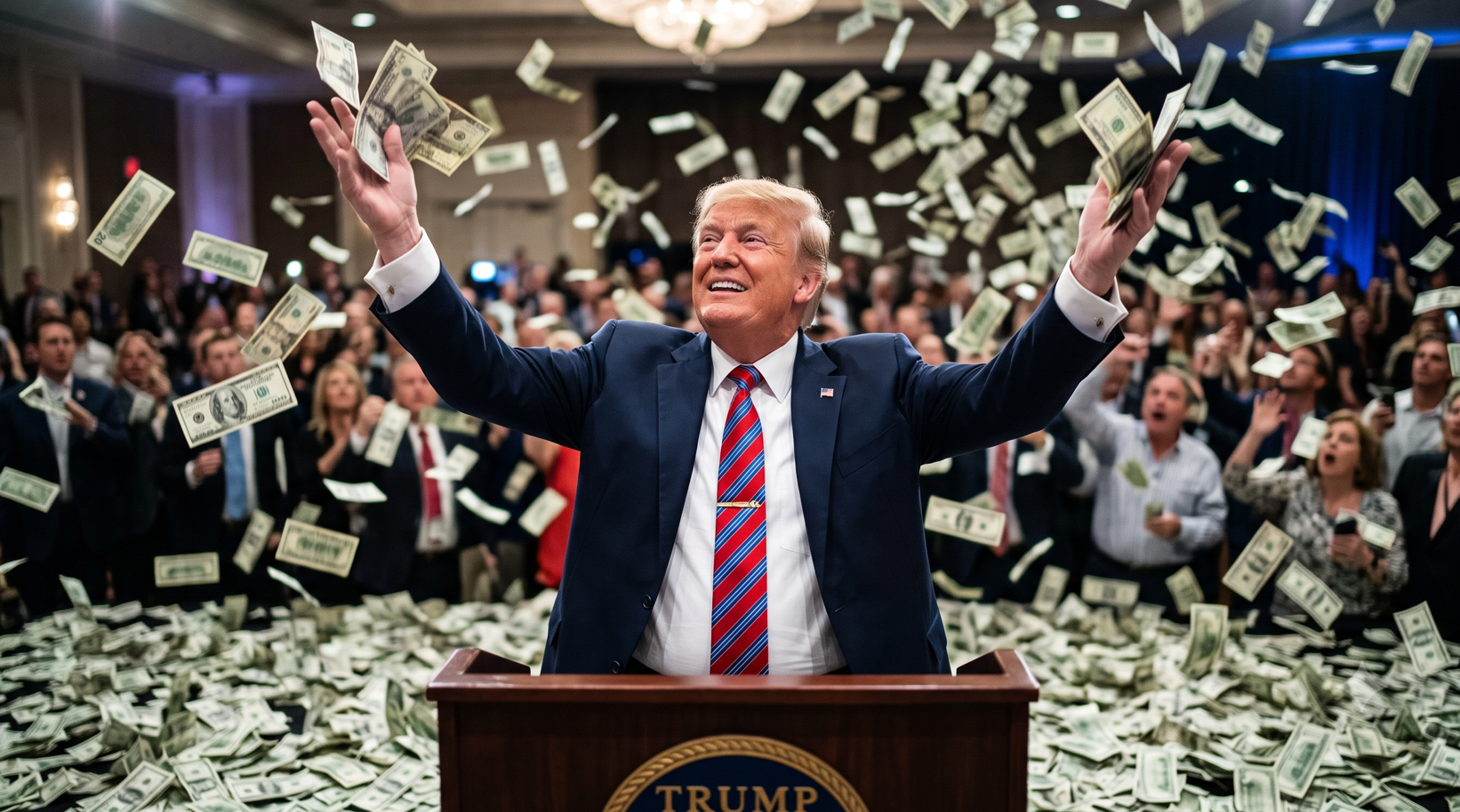 Trump her şeyden para kazanma peşinde