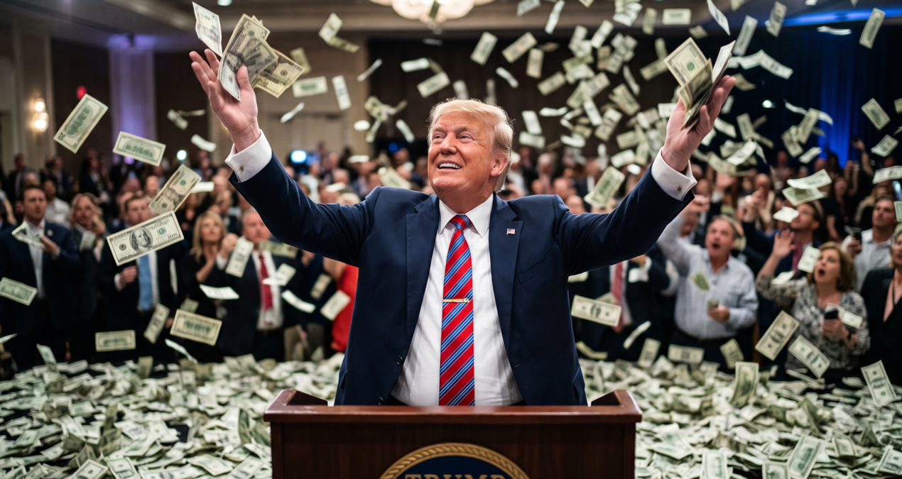 Trump her şeyden para kazanma peşinde