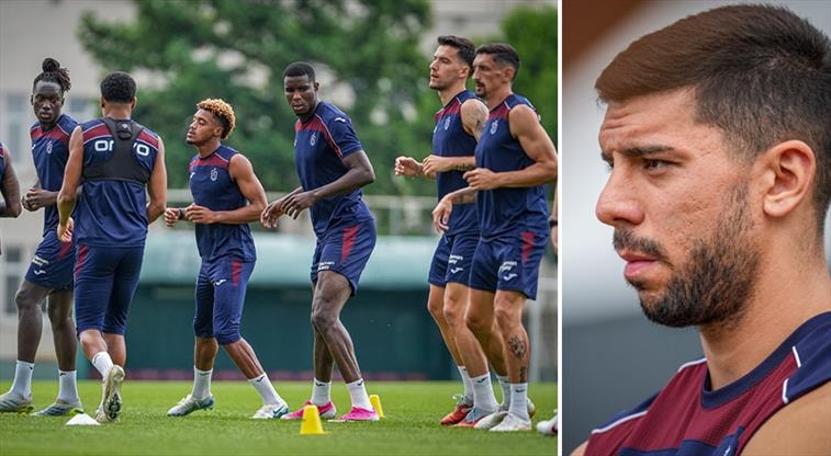 Trabzonspor’un yeni transferi ilk idmanına çıktı