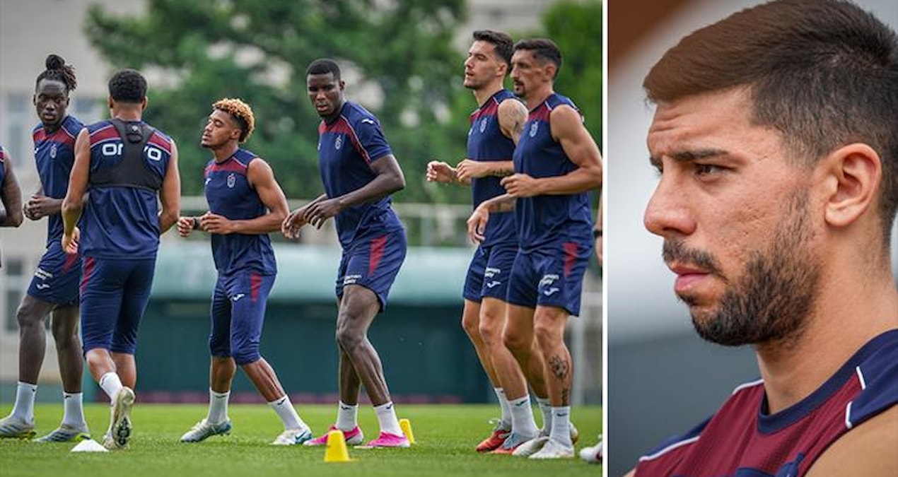 Trabzonspor’un yeni transferi ilk idmanına çıktı