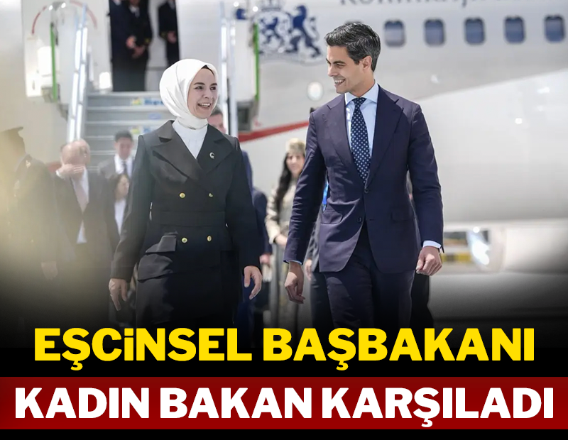 Eşcinsel başbakanı kadın bakan karşıladı!