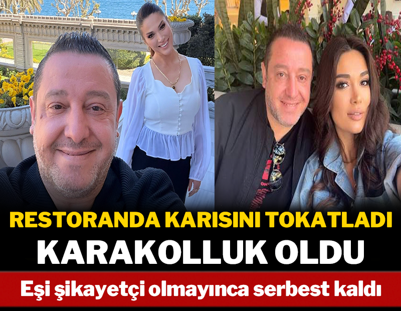 Restoranda karısını döven Nihat Kahveci karakolluk oldu