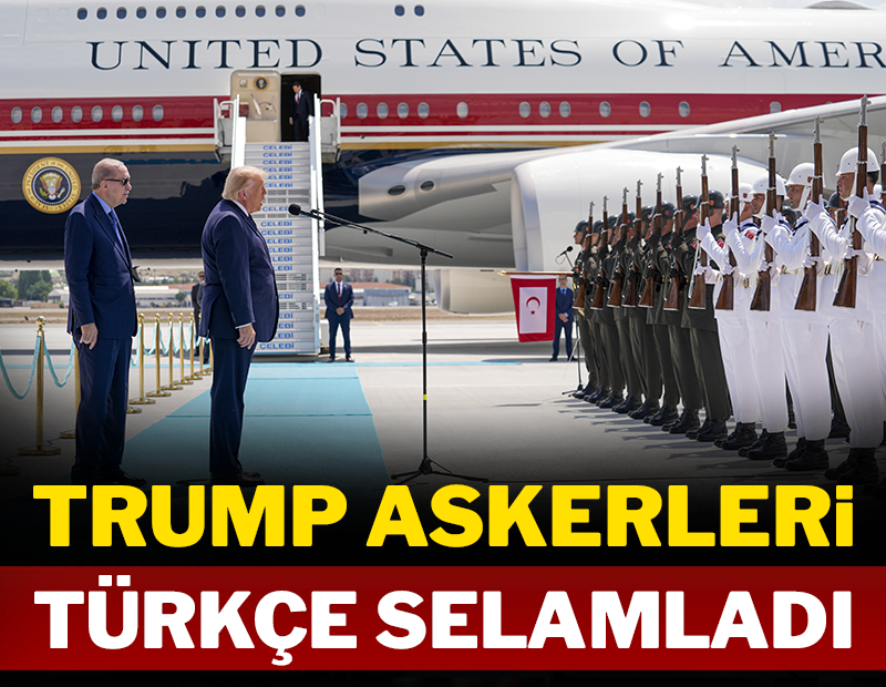 Trump askerleri Türkçe selamladı!