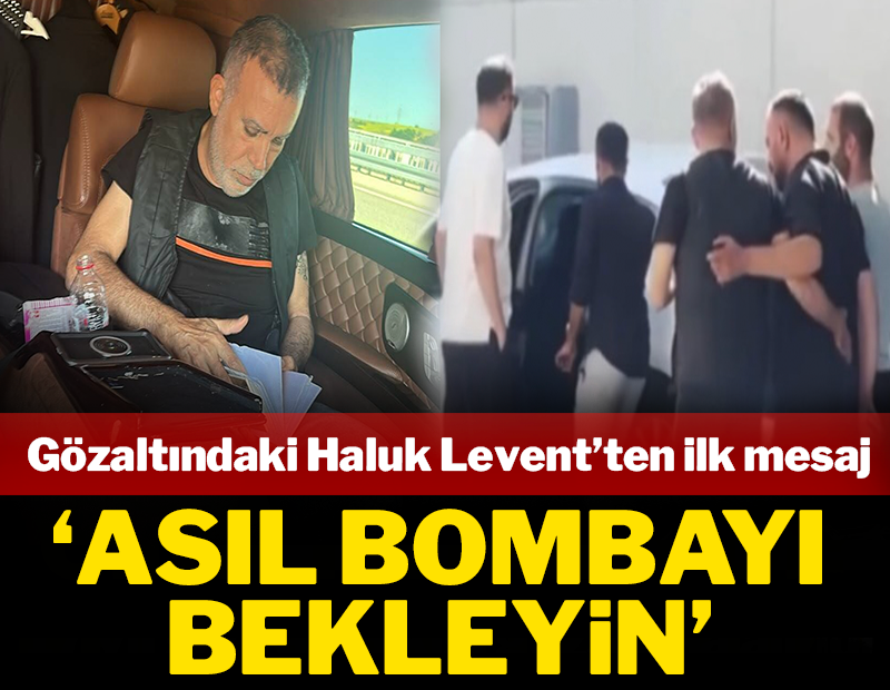 Son dakika... Haluk Levent'ten gözaltı sonrası ilk açıklama
