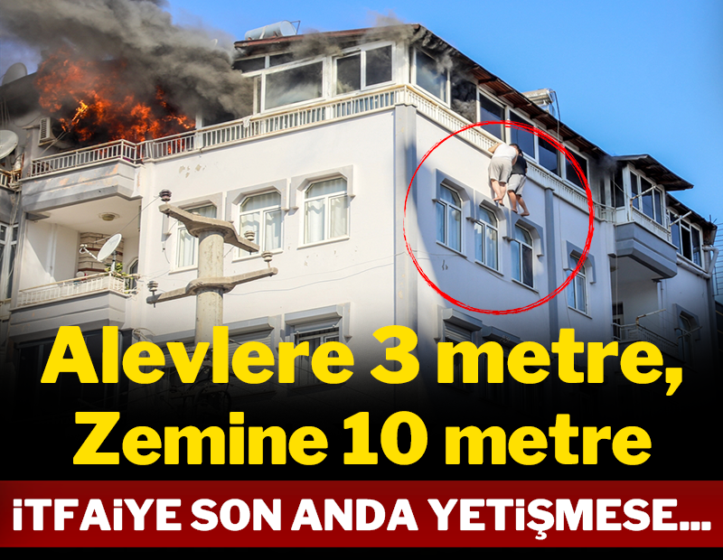 Alevlere 3, zemine 10 metre! İtfaiye son anda yetişmese...