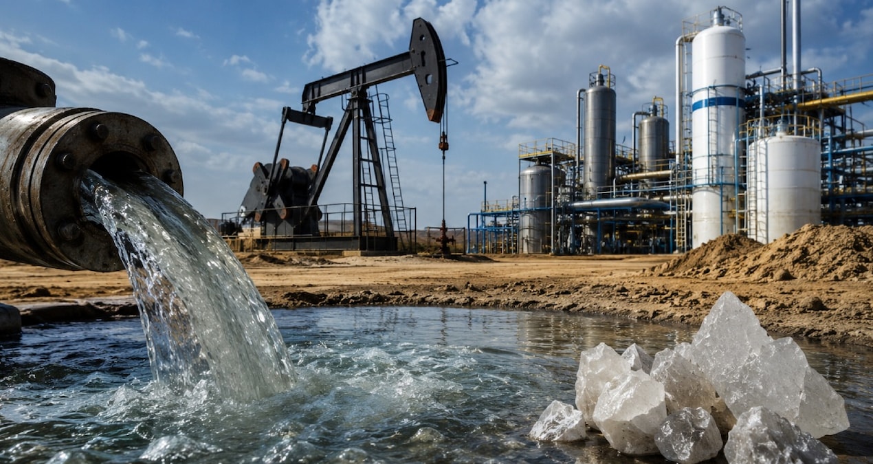Petrol sahasından çıkan tuzlu suyu lityuma dönüştürecekler