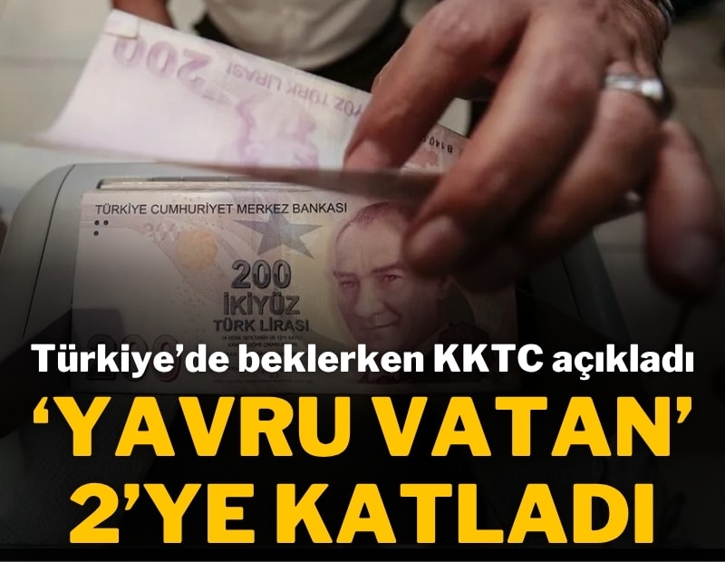 KKTC'de yeni asgari ücret Türkiye'yi ikiye katladı