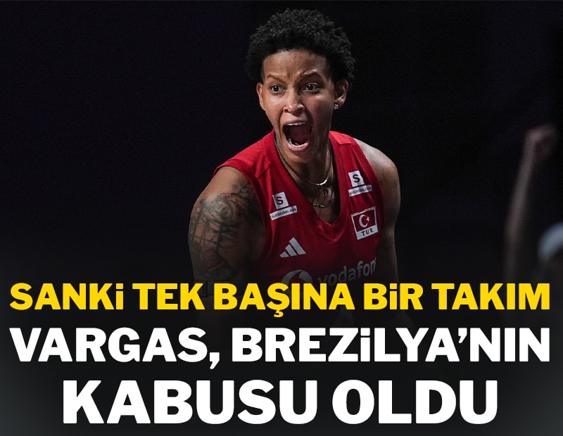 Parkede Vargas fırtınası: Adeta tek başına bir takım... 33 sayı ile Brezilya'nın kabusu oldu...
