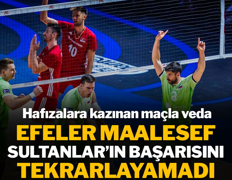 Yok böyle maç... Filenin Efeleri'nden tarihi veda