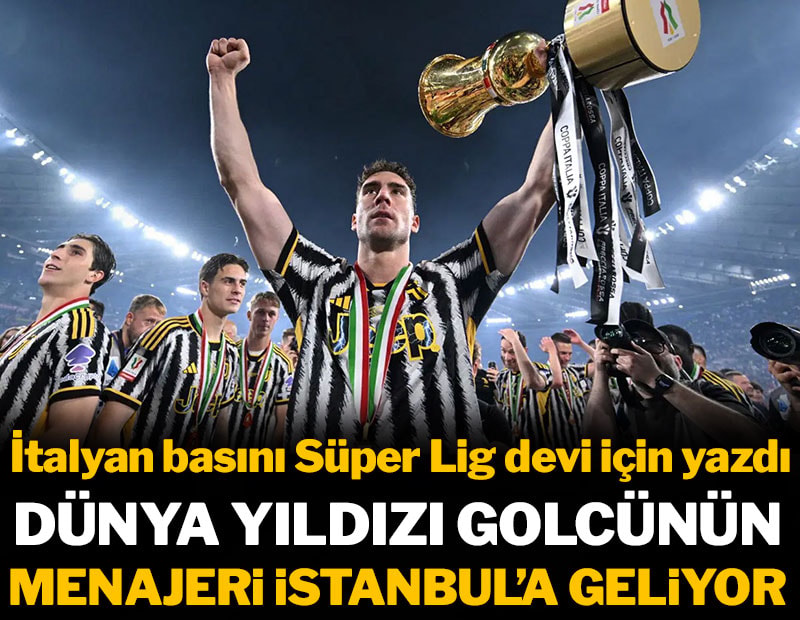 Yıldız golcü Vlahovic'in menajeri İstanbul'a geliyor