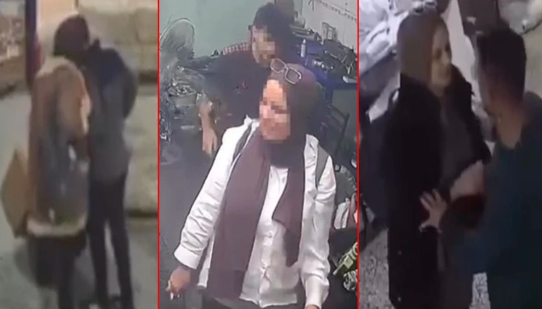 Seri tacizci kadın kameralara yakalandı: Mağazalara girip çirkin tekliflerde bulunuyor